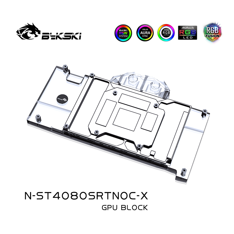 Bykski N-ST4080SRTNOC-X GPU Bl - đánh giá và giá Rtx 4080 Water Cooling Block