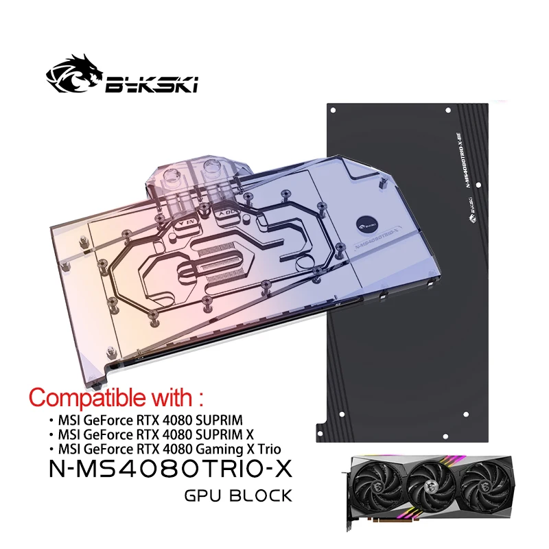 Bykski GPU Block for MSI RTX 4 - đánh giá và giá Rtx 4080 Water Cooling Block