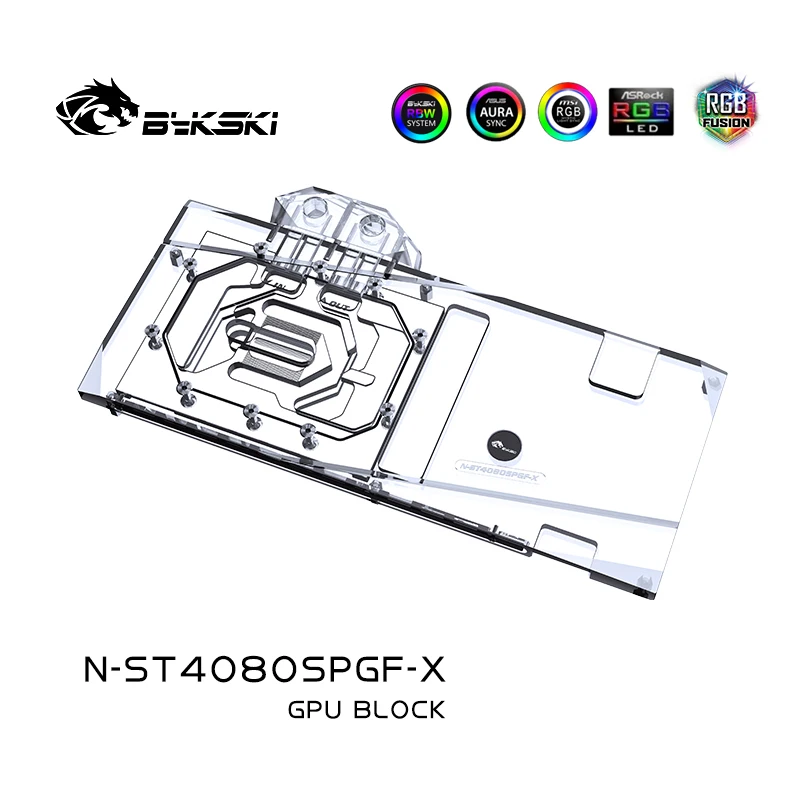 Bykski N-ST4080SPGF-X GPU Bloc - đánh giá và giá Rtx 4080 Water Cooling Block